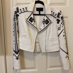 BCBGMaxazria Kade Embroidered Jacket S